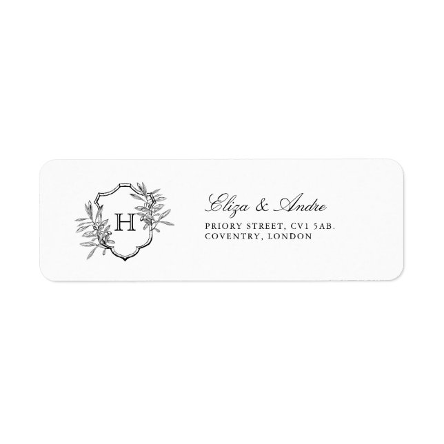 Elegant Monogram Wedding (Vorne)