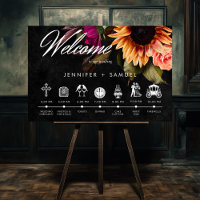 Elegant Moody Vibrant Sunset Blumenorden