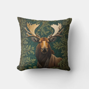 Elegant Moose William Morris Inspiriert Kissen