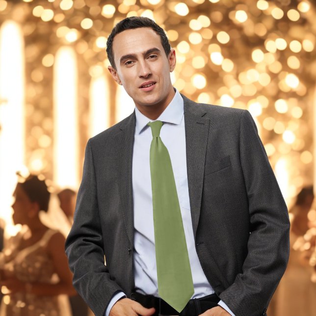 Elegant Moss Green Krawatte (Von Creator hochgeladen)