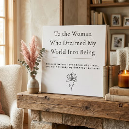  Elegant Mother's Day Wall Art | Minimal Floral Künstlicher Leinwanddruck