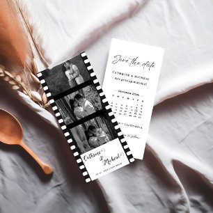 Elegant Movie Wedding Foto Standrahmen Gerettet Save The Date