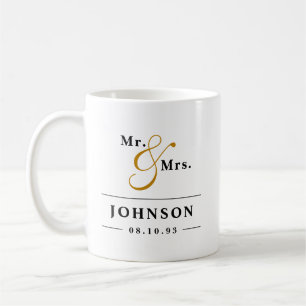 Elegant Mr. and Mrs. - Verheiratete Paare Kaffeetasse
