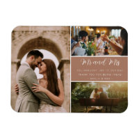 Elegant Mr. und Mrs. Danke, Foto Collage