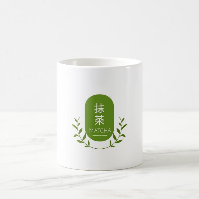 Elegant mug of matcha drink kaffeetasse (Mittel)