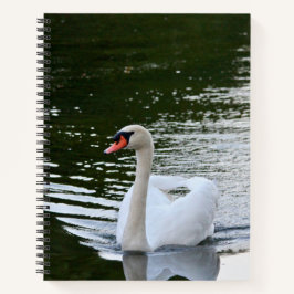 Elegant Mute Swan Notizbuch