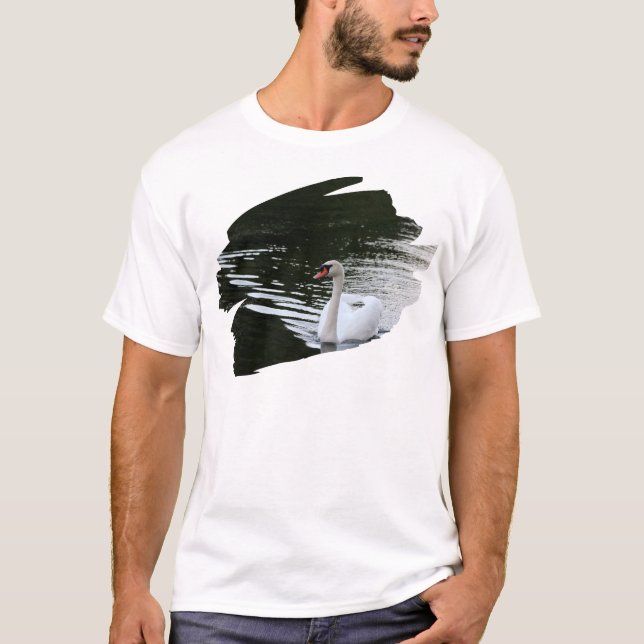 Elegant Mute Swan T-Shirt (Vorderseite)