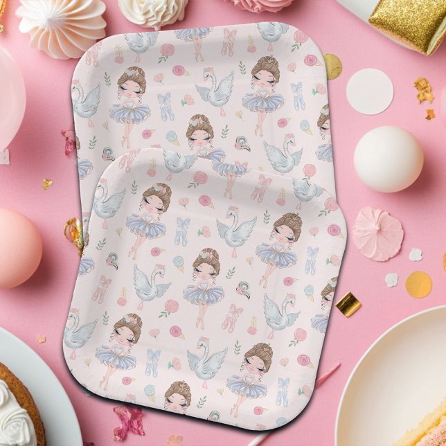 Elegant My Sweet Ballerina Pappteller (Von Creator hochgeladen)