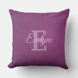 Elegant Name Monogram Template Initial E Script Kissen