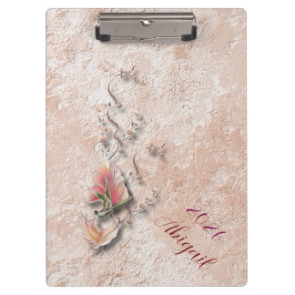 Elegant Nature Embossed clipboard  Klemmbrett