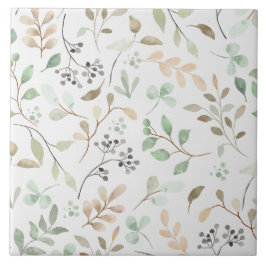 Elegant Nature Floral Decorative Tile Accent Fliese