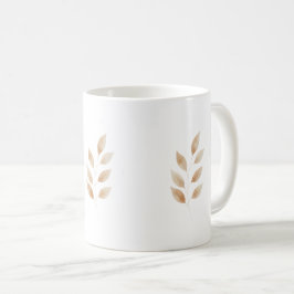 Elegant Nature-Inspired Coffee Cup in Neutral  Kaffeetasse