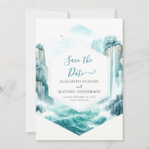 Elegant Nature Nautical Wedding Save The Date