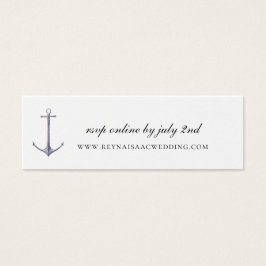 Elegant Nautical Anchor Wedding Website UAWG