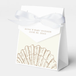 Elegant Nautical Clamshell Baby Shower Geschenkschachtel