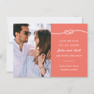 Elegant Nautical Knot Save the Date