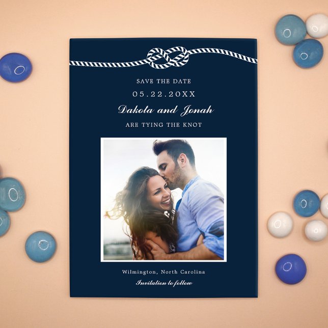 Elegant Nautical Knot Save the Date (Von Creator hochgeladen)