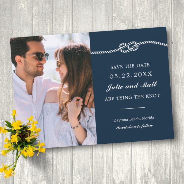 Elegant Nautical Knot Save the Date (Von Creator hochgeladen)