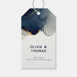 Elegant Nautical Navy Blue Beach Hochzeit Vielen D Geschenkanhänger