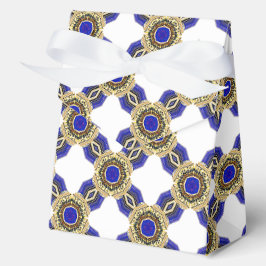 Elegant Nautical Royal Blue und White Geschenkschachtel