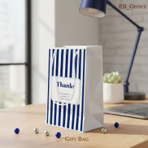 Elegant navyblaue vertikale Streifen Geschäftsklei