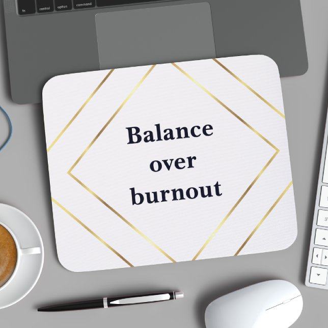 Elegant Neutral Minimalist Mousepad (Von Creator hochgeladen)