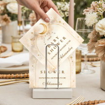 Elegant Neutral Starry Baby Shower