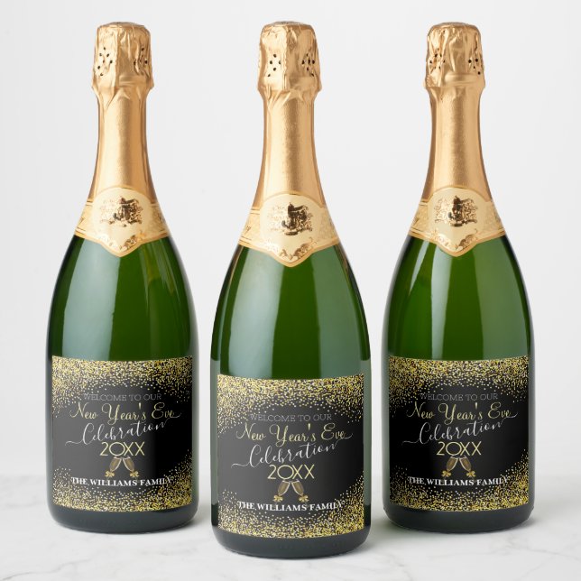 Elegant New Year’s Eve  with Champagne (Flaschen)