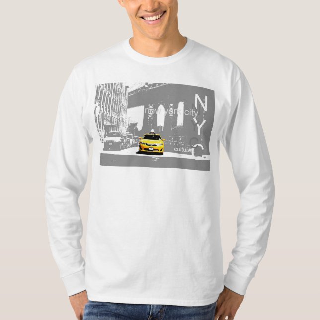 Elegant New York City Nyc Brooklyn Bridge T-Shirt (Vorderseite)