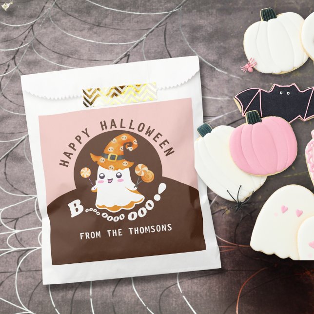 Elegant Niedlich Halloween Boo Ghost Geschenktütchen (Von Creator hochgeladen)