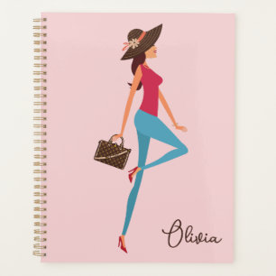 Elegant, Niedlich, stilvoll, Sassy Girl, rosa Pers Planer
