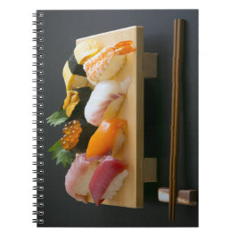 Elegant Nigiri Sushi – Hardcover Notebook by SUSHI Notizblock