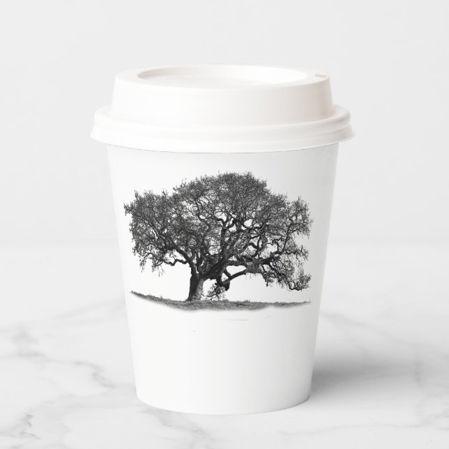 ELEGANT OAK PAPPBECHER (Vorderseite)