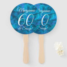Elegant Ocean Blue 60 und Sassy Birthday Party