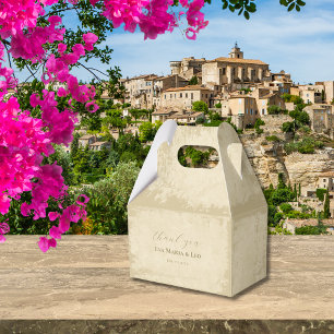 Elegant Off-White Grunge Vielen Dank für Ihre groß Geschenkschachtel