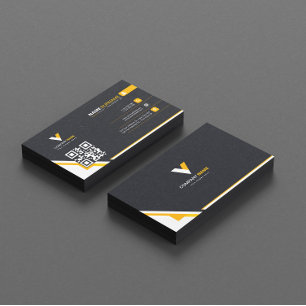 Elegant Orange Elegant Visitenkarte