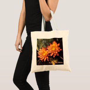 Elegant Orange Water Lilies Tragetasche