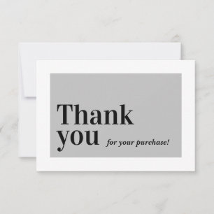 ELEGANT ORDER INSERT Business danke