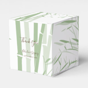 Elegant Oriental Bamboo Wedding Geschenkschachtel