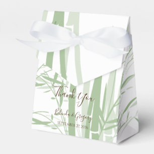 Elegant Oriental Bamboo Wedding Geschenkschachtel