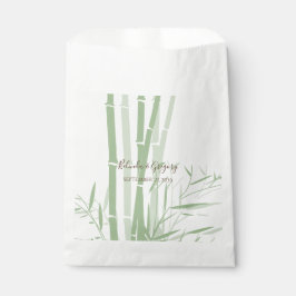 Elegant Oriental Bamboo Wedding Geschenktütchen