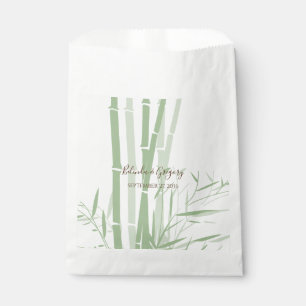 Elegant Oriental Bamboo Wedding Geschenktütchen