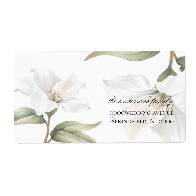 Elegant Oriental White Magnolia Wedding  (Vorne)