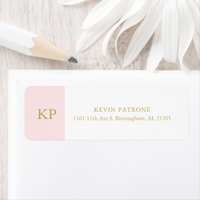 Elegant Pale | Gold-Minimalistischer Text (Insitu)