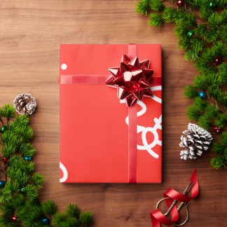 Elegant paper features a vibrant holiday design geschenkpapier
