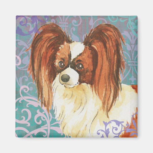 Elegant Papillon Magnet (Vorne)