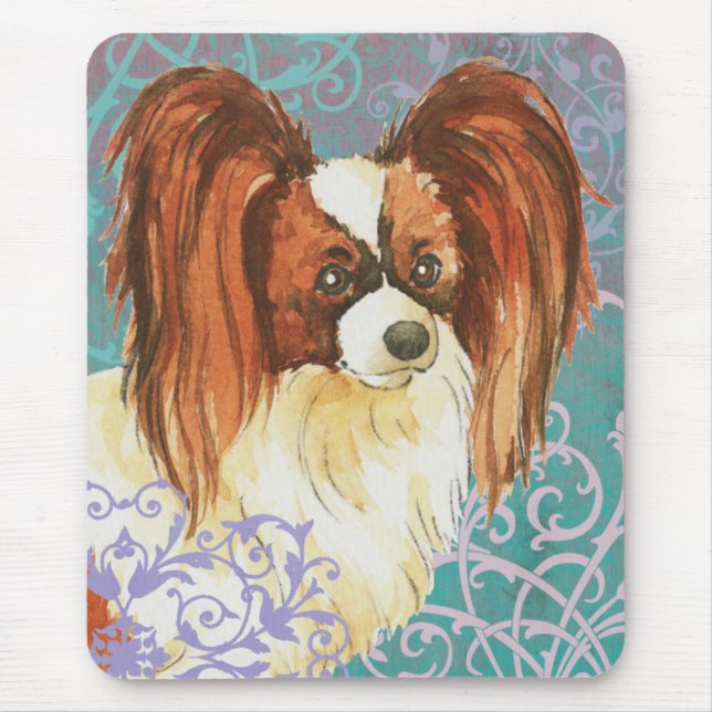 Elegant Papillon Mousepad (Vorne)