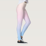 Elegant pastel pink blue bright gradient Colors Leggings<br><div class="desc">elegant pastel pink blue bright graght gradient colors. beautiful blurred background. modern Bündering backdrop. aesthetic abstract art. Soft aurora colors</div>