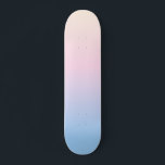 Elegant pastel pink blue bright gradient Colors Skateboard<br><div class="desc">elegant pastel pink blue bright graght gradient colors. beautiful blurred background. modern Bündering backdrop. aesthetic abstract art. Soft aurora colors</div>
