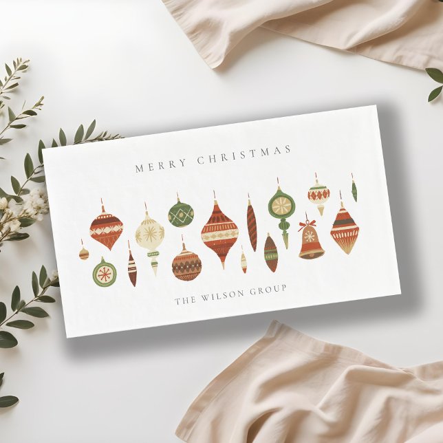 ELEGANT PASTEL RED GREEN STAR STAR SITZUNGEN ORNAM SERVIETTE (Von Creator hochgeladen)